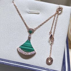 Bulgari Divas’ Dream Set With Malachite And Pavé Diamonds 351143