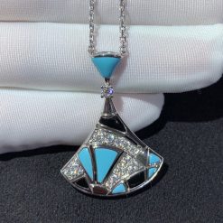 Bulgari Divas’ Dream Necklace with Turquoise and Diamonds 350738 CL857130