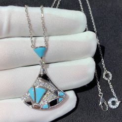 Bulgari Divas’ Dream Necklace with Turquoise and Diamonds 350738 CL857130