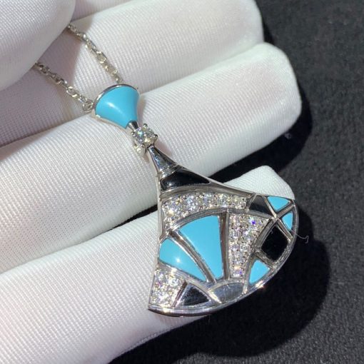 Bulgari Divas’ Dream Necklace with Turquoise and Diamonds 350738 CL857130