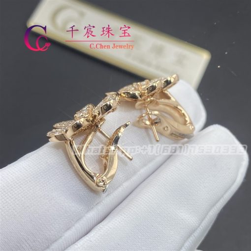 Van Cleef & Arpels Frivole Earrings Small Model Rose Gold VCARP7RM00