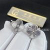 Van Cleef & Arpels Vintage Alhambra Earrings Guilloché White Gold Earrings VCARP9XF00