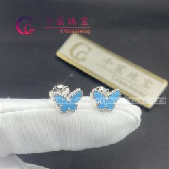 Van Cleef & Arpels Sweet Alhambra Butterfly Earstuds Turquoise VCARN5JN00