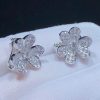 Van Cleef & Arpels Frivole Earrings Small Model White Gold And Diamond VCARB65800