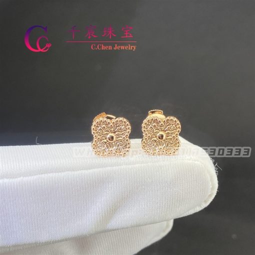 Van Cleef & Arpels Sweet Alhambra Earrings Rose Gold VCARO8DB00