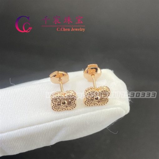 Van Cleef & Arpels Sweet Alhambra Earrings Rose Gold VCARO8DB00