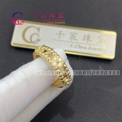 Van Cleef & Arpels Perlée sweet clovers ring yellow gold VCARP6MM00