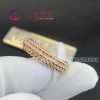 Van Cleef & Arpels Perlée Pearls Of Gold Ring Rose Gold 3 Rows