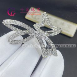 Van Cleef & Arpels Contes D’Hiver Between the Finger ring white gold Diamond VCARP3J600