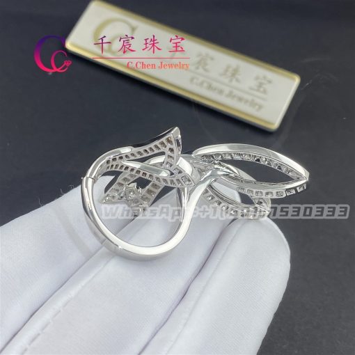 Van Cleef & Arpels Contes D’Hiver Between the Finger ring white gold Diamond VCARP3J600