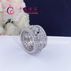 Van Cleef & Arpels Snowflake Platinum Ring VCARO3RM00