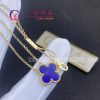 Van Cleef & Arpels Vintage Alhambra Pendant Yellow Gold lapis lazuli