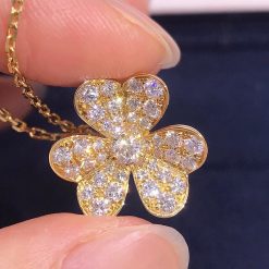 Van Cleef & Arpels Frivole Pendant, Small Model Yellow Gold VCARP2V100