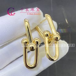 Tiffany HardWear Link Earrings In Yellow Gold 60006355