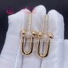 Tiffany HardWear Link Earrings In 18k Rose Gold With Pavé Diamonds 68692520