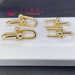 Tiffany HardWear Large Link Earrings In Yellow Gold 68533643