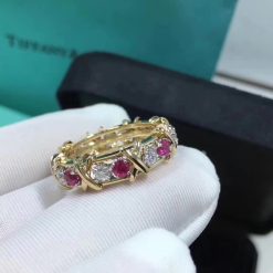 Tiffany Schlumberger Sixteen Stone Ring 60696721