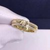 Tiffany T Narrow Pavé Diamond Ring in 18k Gold 60151443