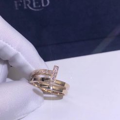 Tiffany T Diamond Square Wrap Ring in 18k Rose Gold 60149834