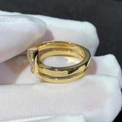 Tiffany T Diamond Square Wrap Ring in 18k Gold