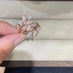 Tiffany Victoria™ Diamond Vine Bypass Ring in 18k Rose Gold 68384141