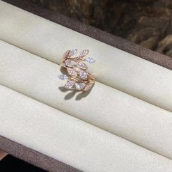 Tiffany Victoria™ Diamond Vine Bypass Ring in 18k Rose Gold 68384141