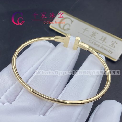 Tiffany T Wire Bracelet in 18k Yellow Gold 60010760