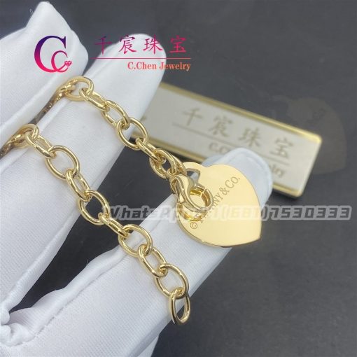 Tiffany Return to Tiffany™ Heart Tag Bracelet in Yellow Gold Medium 60139691