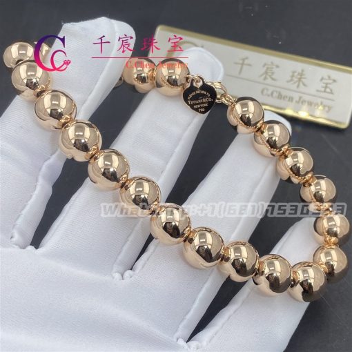 Tiffany HardWear Ball Bracelet in Rose Gold 10mm 60154619