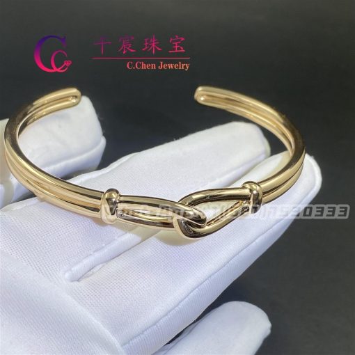 Tiffany Infinity Cuff 18K Rose Gold Bracelets