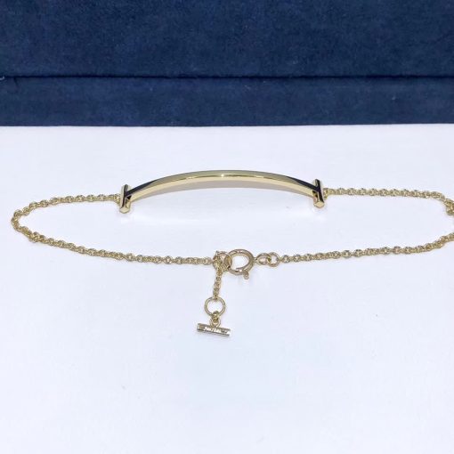 Tiffany T Smile Bracelet in Yellow Gold 60150763