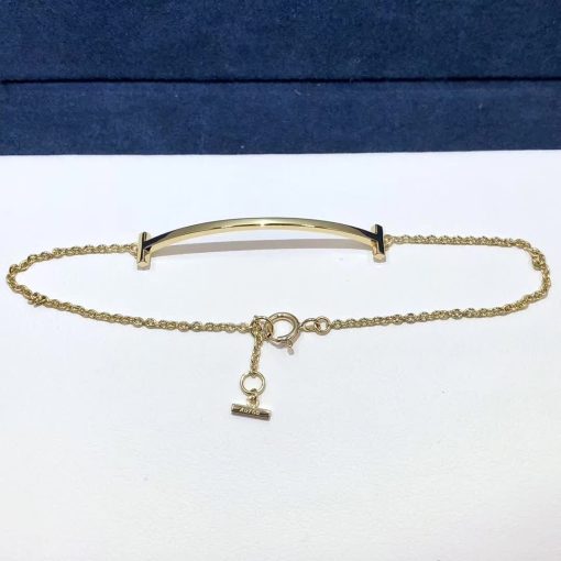 Tiffany T Smile Bracelet in Yellow Gold 60150763