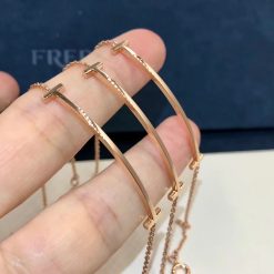 Tiffany T Smile Bracelet in Rose Gold 60150767