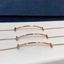 Tiffany T Smile Bracelet in Rose Gold 60150767