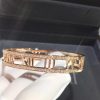 Tiffany Atlas® X Open Hinged Bangle in Rose Gold with Diamonds Medium 67790367