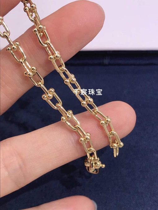 Tiffany HardWear Micro Link Bracelet in Yellow Gold 60416923