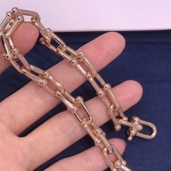 Tiffany HardWear Medium Link Bracelet in Rose Gold 70881624