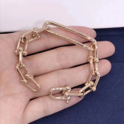 Tiffany HardWear Elongated Link Bracelet in Rose Gold 63982210