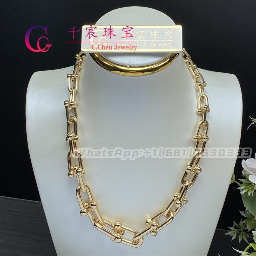 Tiffany HardWear Graduated Link Necklace In Yellow Gold 60153063