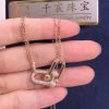 Tiffany HardWear Double Link Pendant In 18k Rose Gold With Pavé Diamonds 68692504