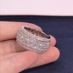 Piaget Possession Band Large Model White Gold Diamond Ring G34PY900