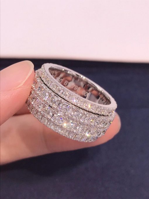 Piaget Possession Band Large Model White Gold Diamond Ring G34PY900