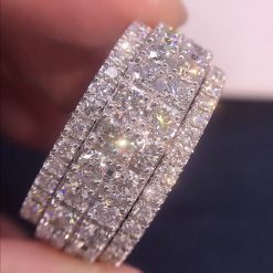 Piaget Possession Band Large Model White Gold Diamond Ring G34PY900