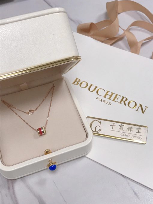 Boucheron Quatre Red Edition Mini Ring Pendant JPN00617