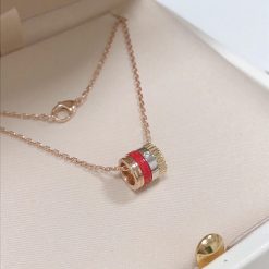 Boucheron Quatre Red Edition Mini Ring Pendant JPN00617