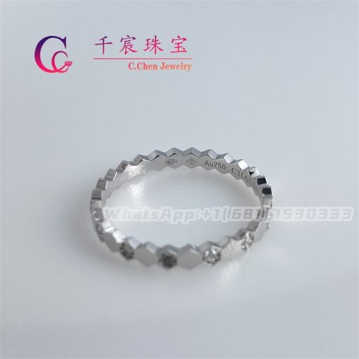 Chaumet Bee My Love Ring White Gold Diamonds 081890 (4)