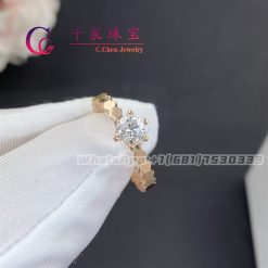 Chaumet Paris Bee My Love Solitaire Rose Gold Diamond Ring J4NG00