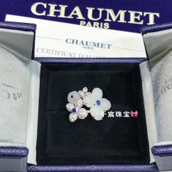 Chaumet Hortensia white chalcedony and White Diamonds Ring 082947