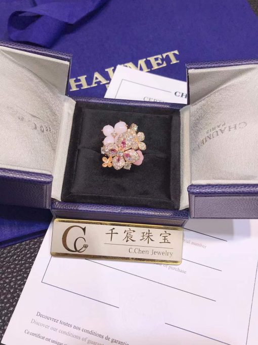 Chaumet Hortensia Opal, Sapphire and White Diamonds Ring 082477