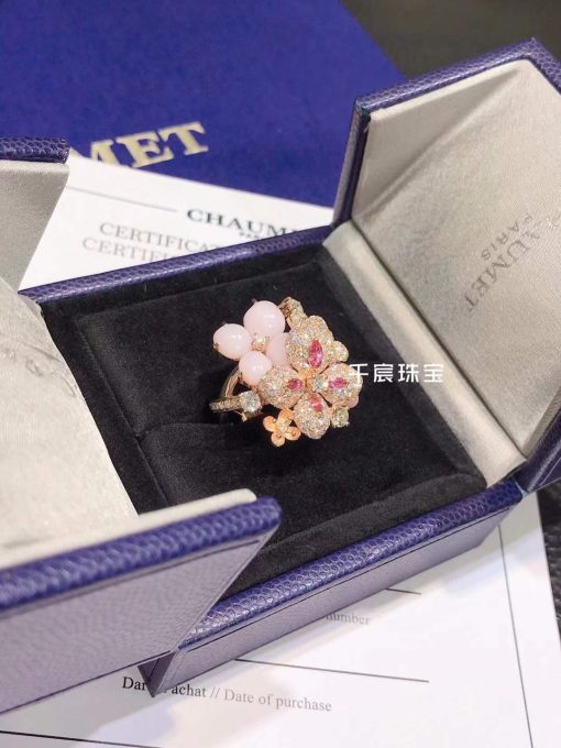 Chaumet Hortensia Opal, Sapphire and White Diamonds Ring 082477